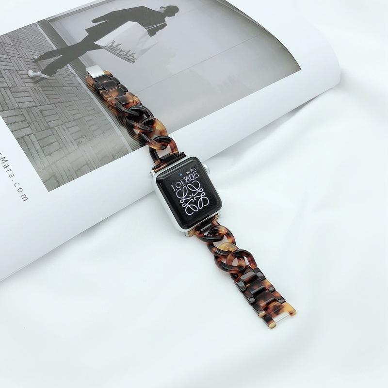 レディース 透明樹脂ストラップ# apple watch バンド givgiv