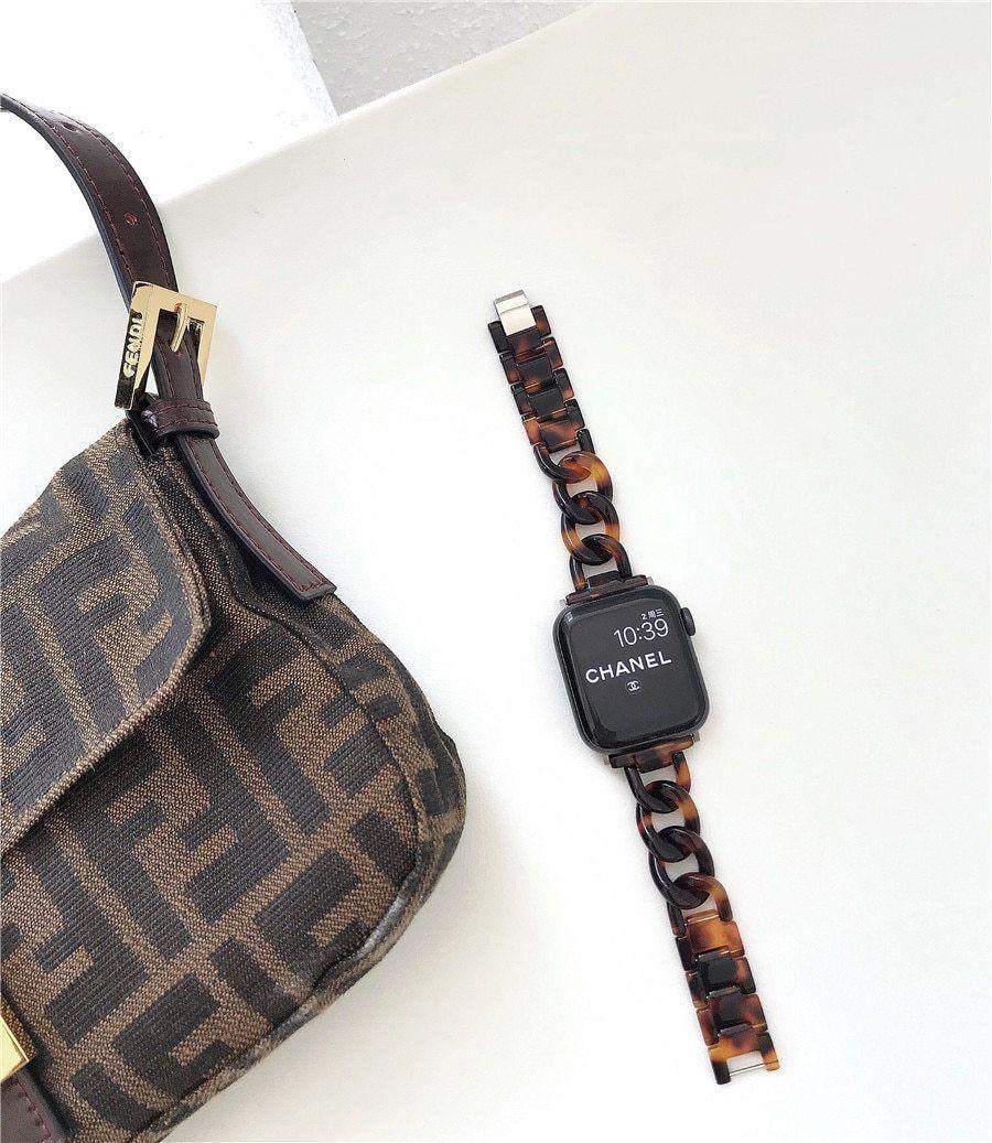 レディース 透明樹脂ストラップ# apple watch バンド givgiv