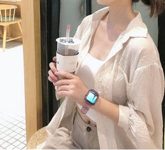 レインボー シリコン 透明 Apple Watch バンド apple watch バンド givgiv