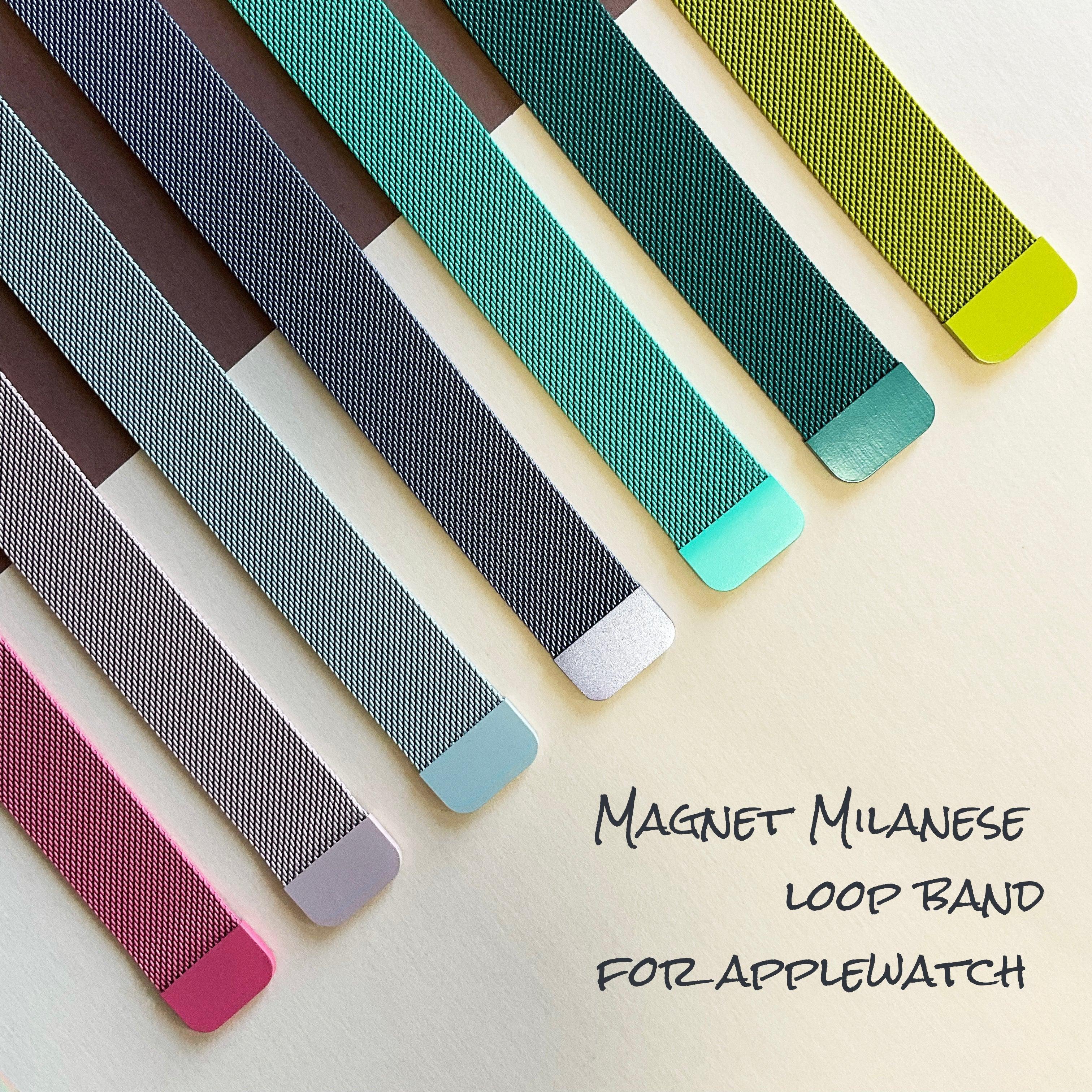 ★人気★【18色】 磁石ミラネーゼループバンド apple watch バンド givgiv
