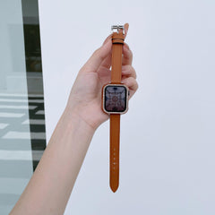 ★人気★【5色】アトラージュ 本革 シングルツアー バンド applewatch7 対応 apple watch バンド givgiv 38mm/40mm/41mm用 05ブラウン