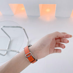 ★人気★【5色】アトラージュ 本革 シングルツアー バンド applewatch7 対応 apple watch バンド givgiv