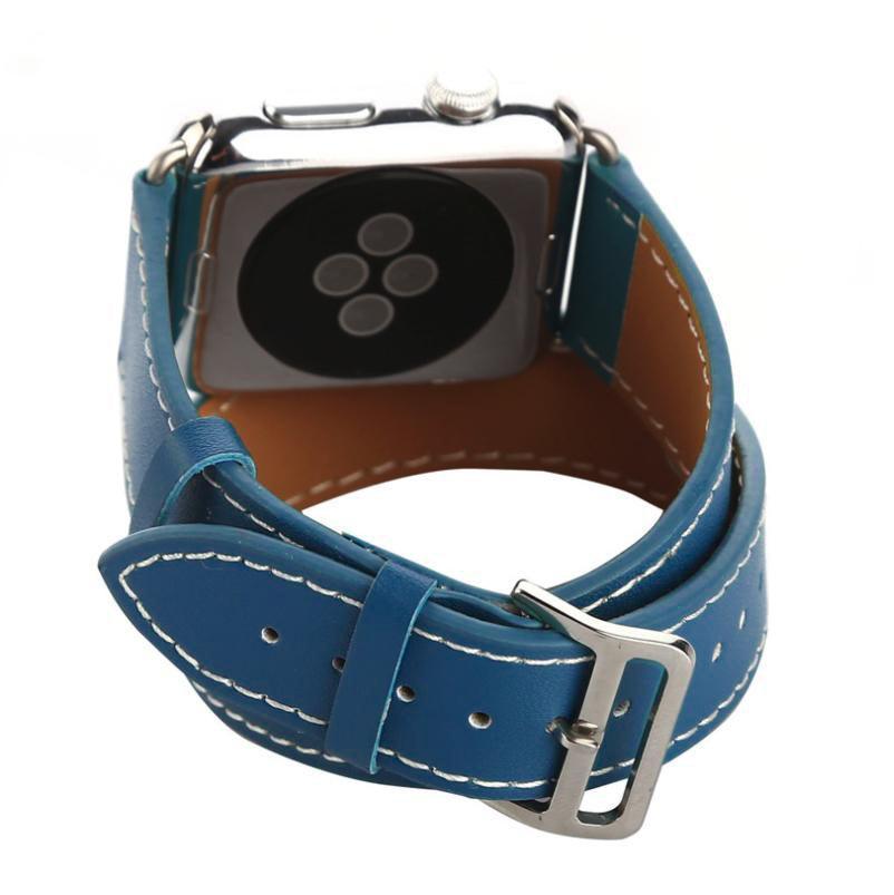 ★人気★【6色】 ダブルツアー 本革 バンド apple watch バンド givgiv