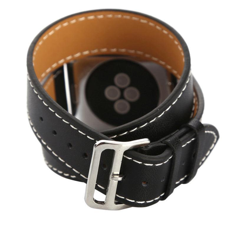 ★人気★【6色】 ダブルツアー 本革 バンド apple watch バンド givgiv
