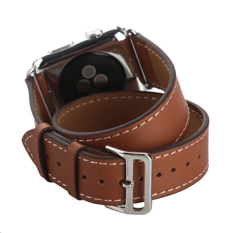 ★人気★【6色】 ダブルツアー 本革 バンド apple watch バンド givgiv