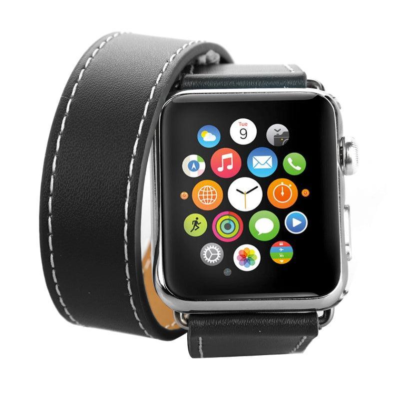 ★人気★【6色】 ダブルツアー 本革 バンド apple watch バンド givgiv