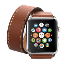 ★人気★【6色】 ダブルツアー 本革 バンド apple watch バンド givgiv