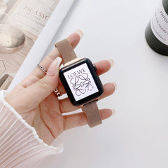 ★人気★【8色】スリム磁石ミラネーゼループ apple watch バンド givgiv