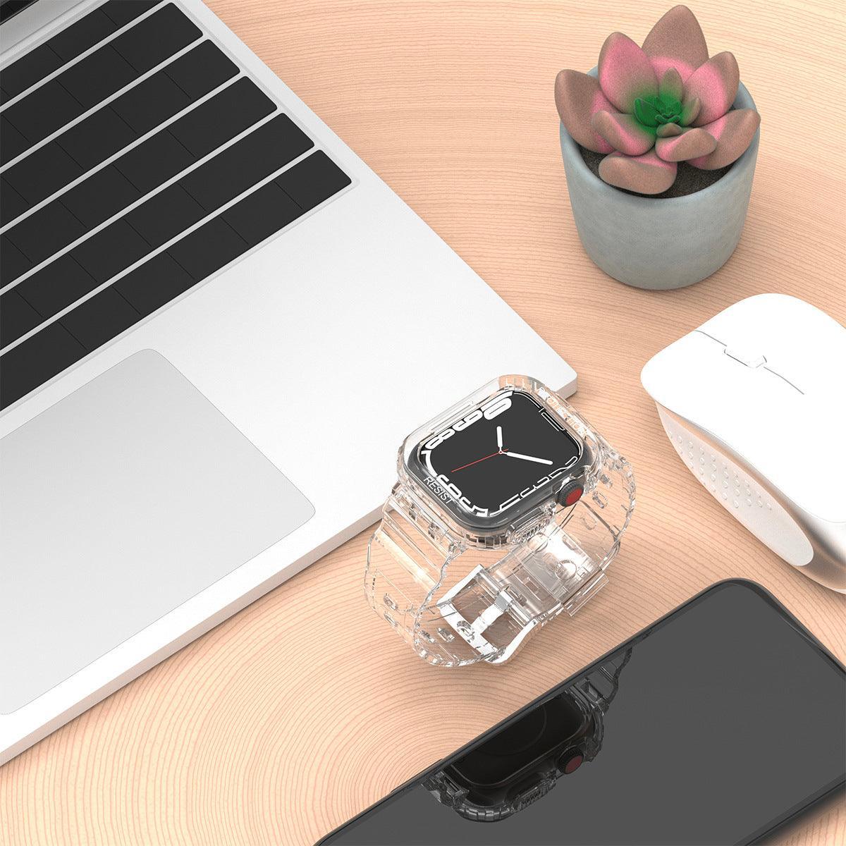 ★人気★ Applewatch7専用_クリアー バンド apple watch バンド givgiv