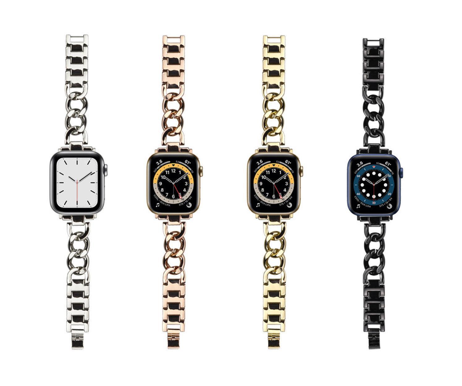 ★人気★ デニムチェーンステンレススチール アップルウォッチバンド＃ apple watch バンド givgiv 