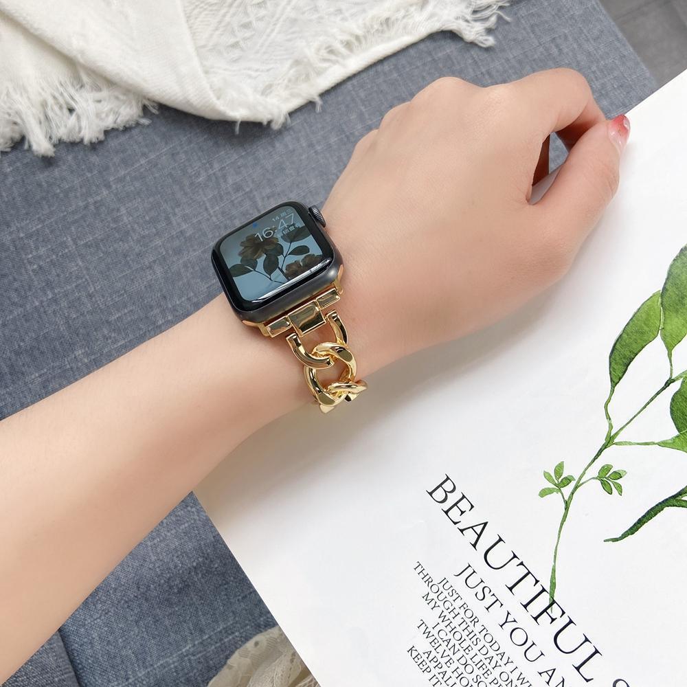 ★人気★ デニムチェーンステンレススチール アップルウォッチバンド＃ apple watch バンド givgiv 