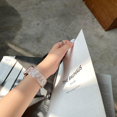 ★人気★ Marble Metal Chain Band (ピンク) Apple Watch / マーブル チェーン バンド# apple watch バンド givgiv