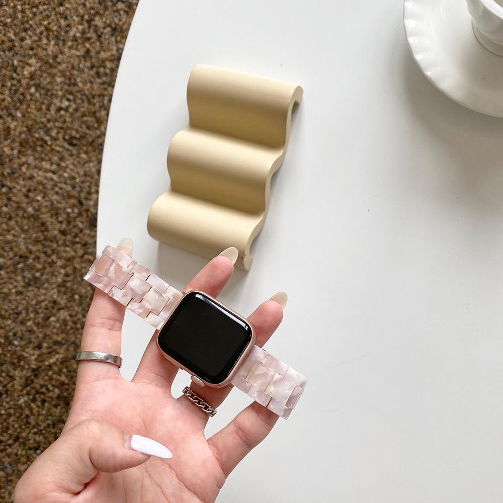 ★人気★ Marble Metal Chain Band (ピンク) Apple Watch / マーブル チェーン バンド# apple watch バンド givgiv