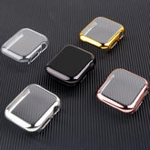 ★人気★【前面ガラスあり】TPU フルスクリーン 保護ケース(単品) Apple watch apple watch バンド givgiv