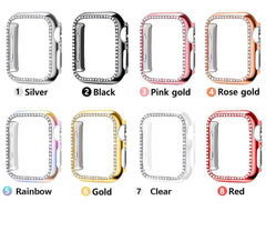 ★人気★【前面ガラス無し】キュービックシングルライン AppleWatch 保護ケース apple watch バンド givgiv