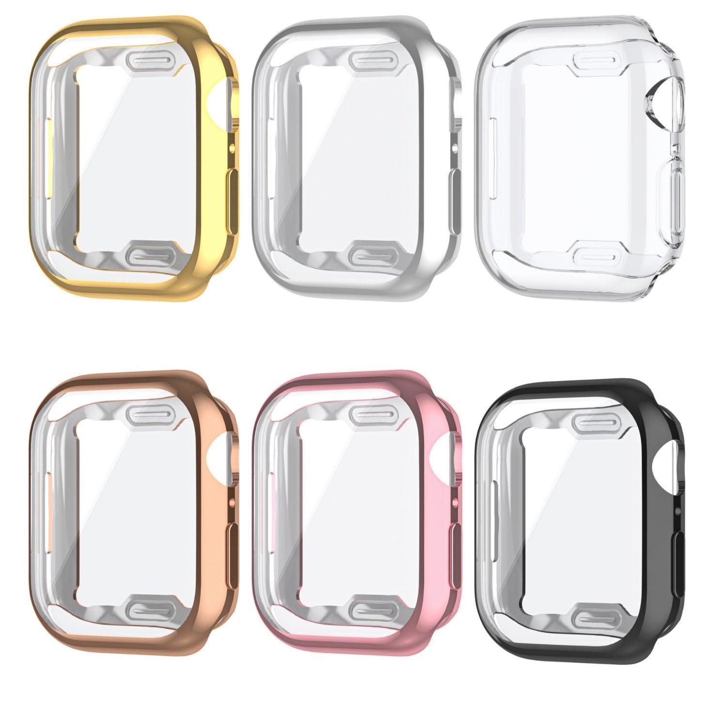 ★人気★【前面TPUあり】applewatch7専用_TPU フルスクリーン 保護ケース apple watch バンド givgiv