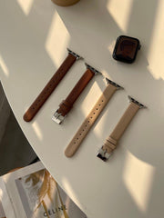 ★人気★ シンプル モダン 本革バンド apple watch バンド givgiv