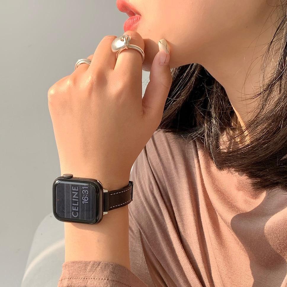 レトロ ソフトワックス 本革 apple watch バンド apple watch バンド givgiv