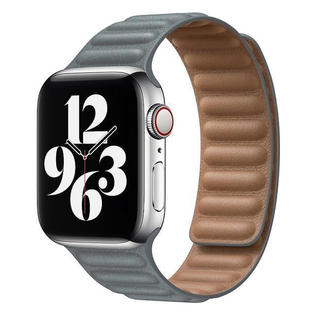 レザーリンク Apple Watch用 (Gray) givgiv 韓国アクセサリー、軟骨 レザーリンク Apple Watch用 (Gray) givgiv 韓国アクセサリー、軟骨
