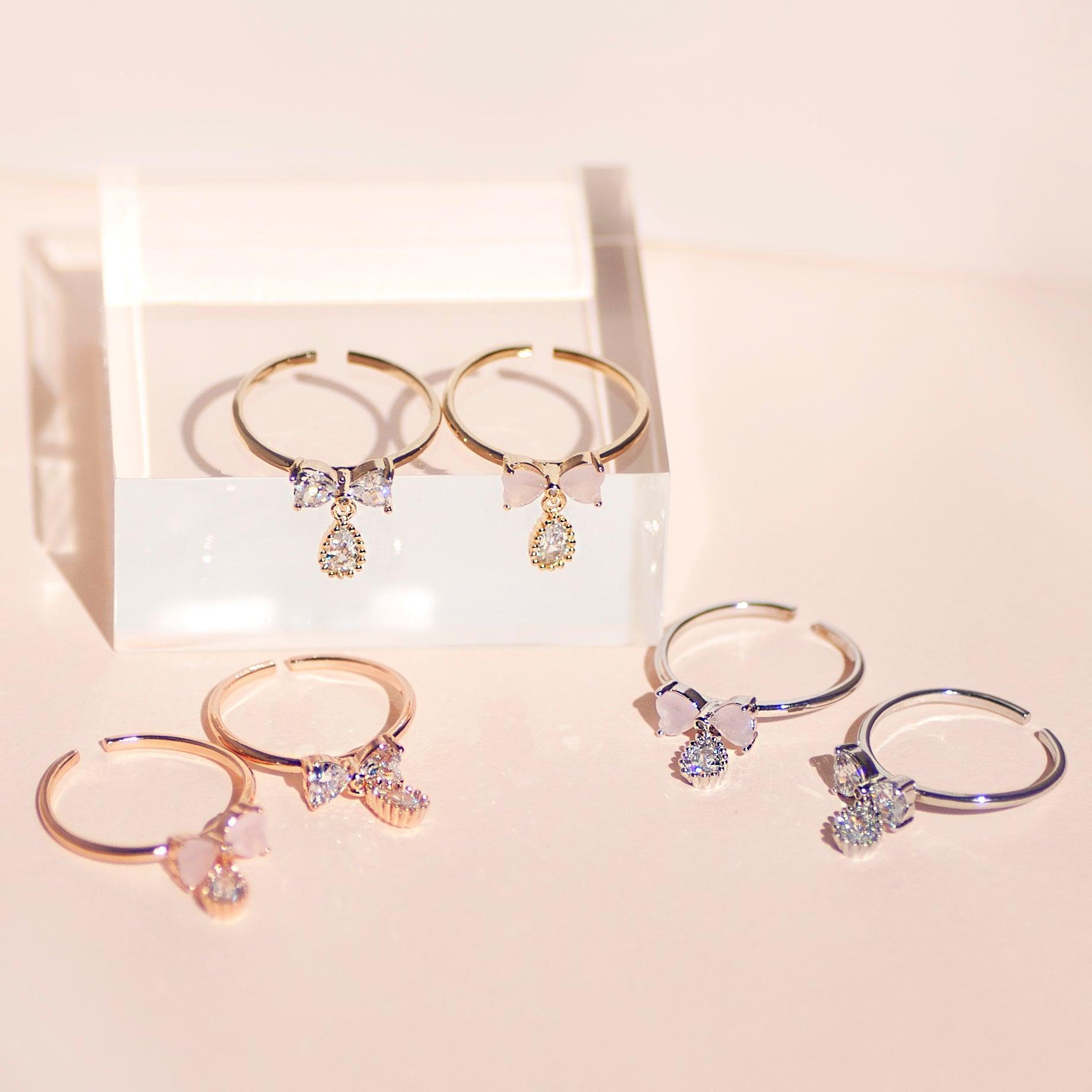 Ribbon Drop リング ring SET ME UP♡