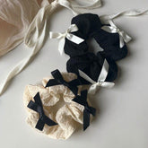 リボン ポイント リンクル シュシュ Hair younglong-seoul