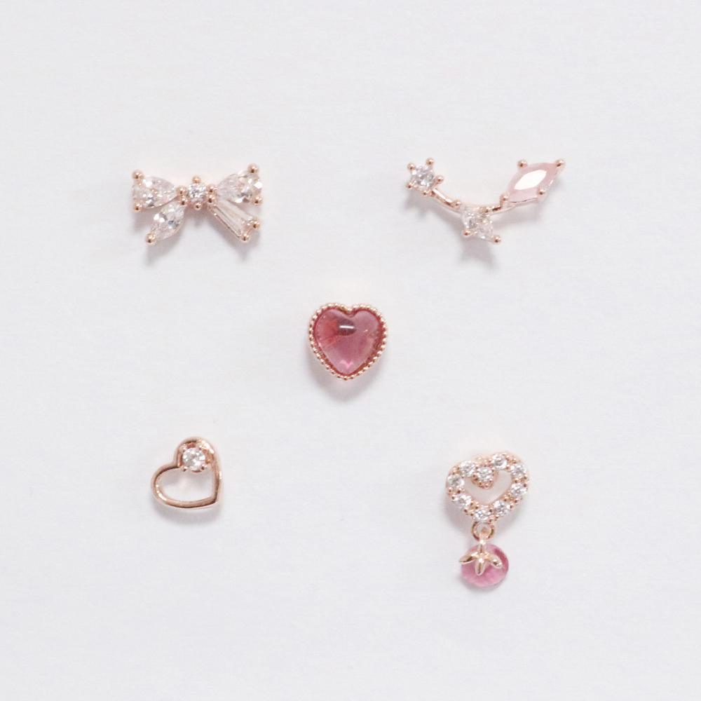 リボンハート・ピアッシング Piercing bling moon