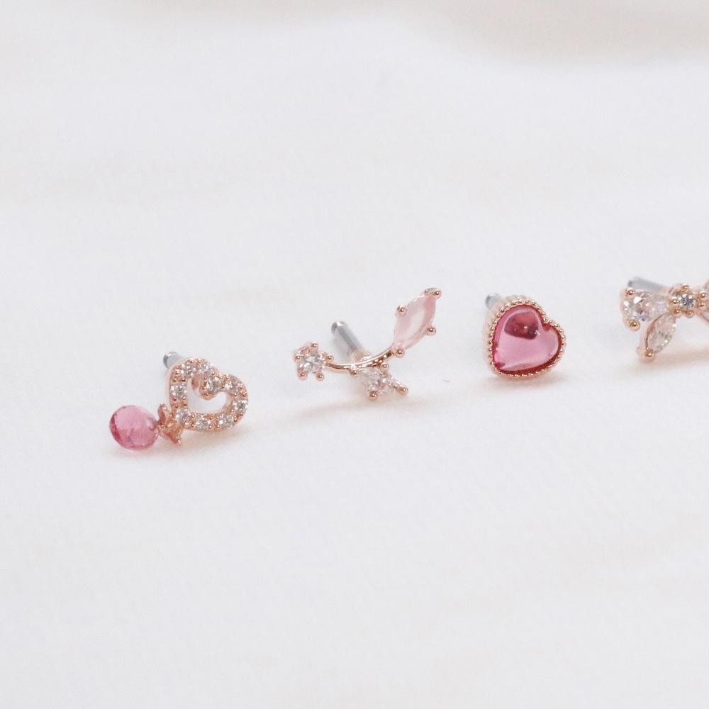 リボンハート・ピアッシング Piercing bling moon