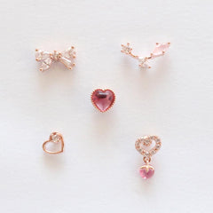 リボンハート・ピアッシング Piercing bling moon