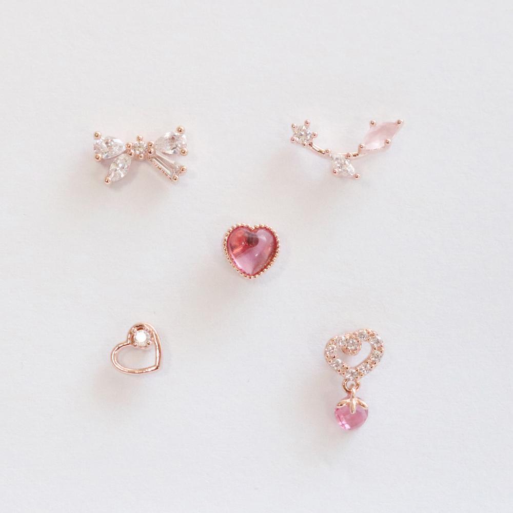 リボンハート・ピアッシング Piercing bling moon