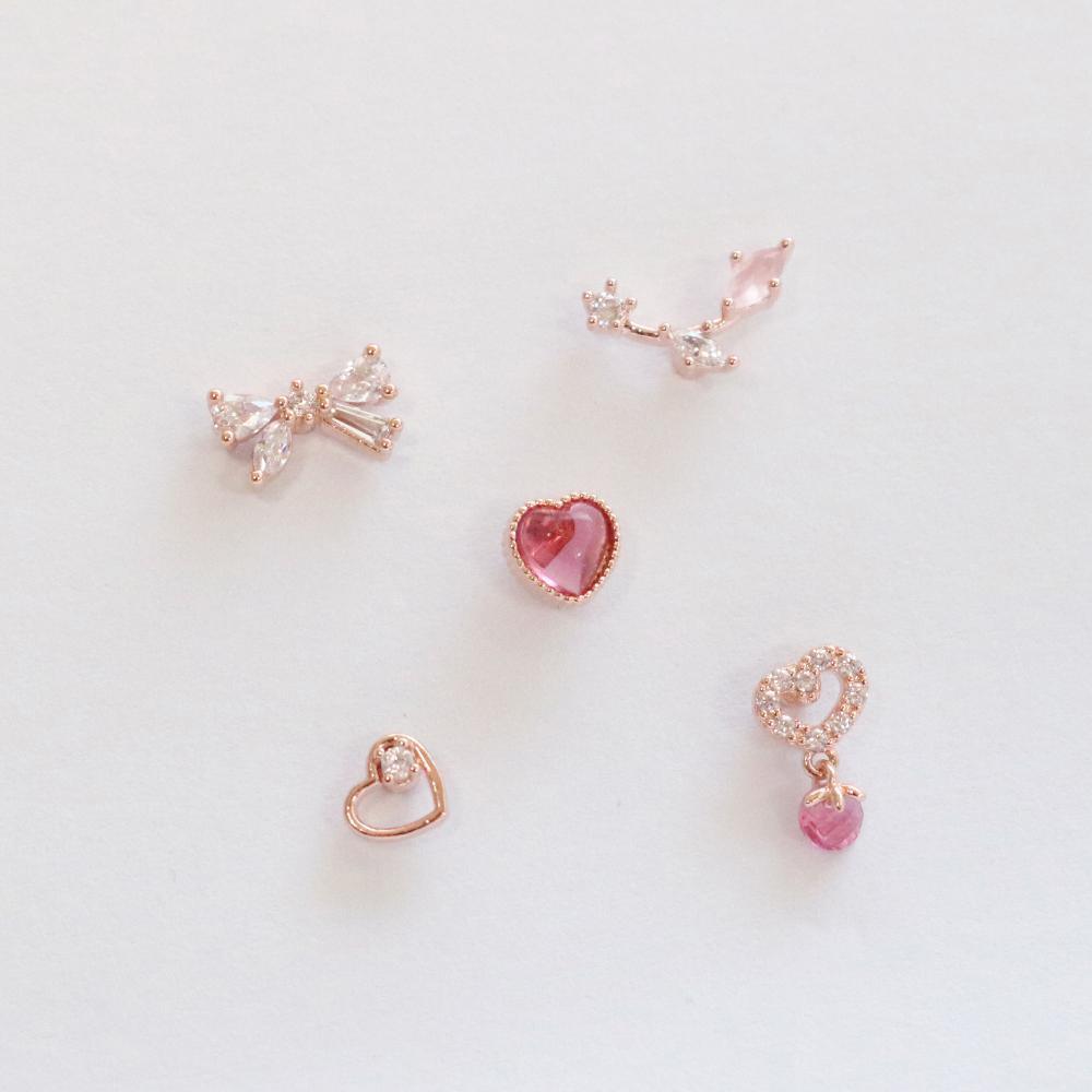 リボンハート・ピアッシング Piercing bling moon