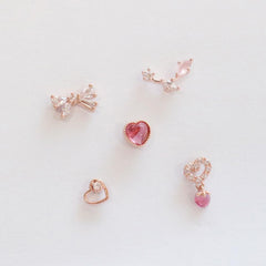 リボンハート・ピアッシング Piercing bling moon