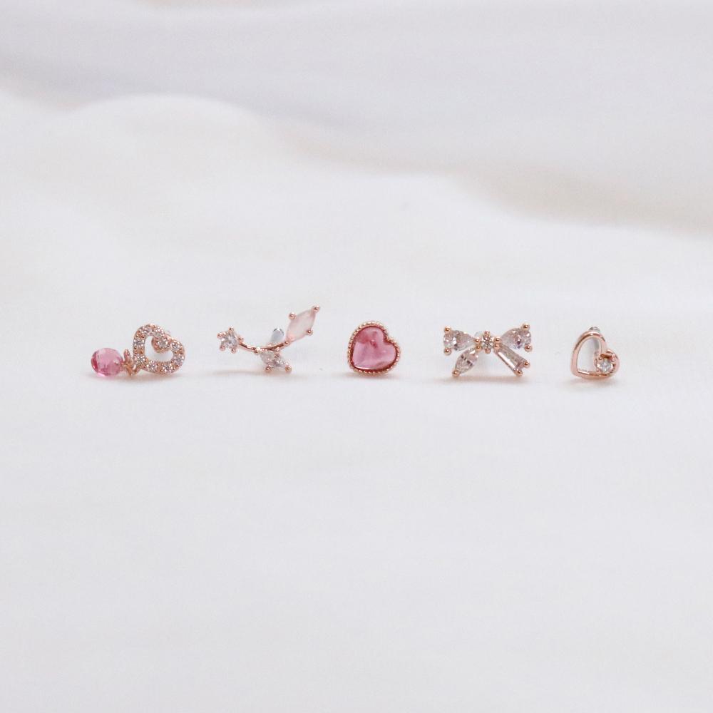 リボンハート・ピアッシング Piercing bling moon