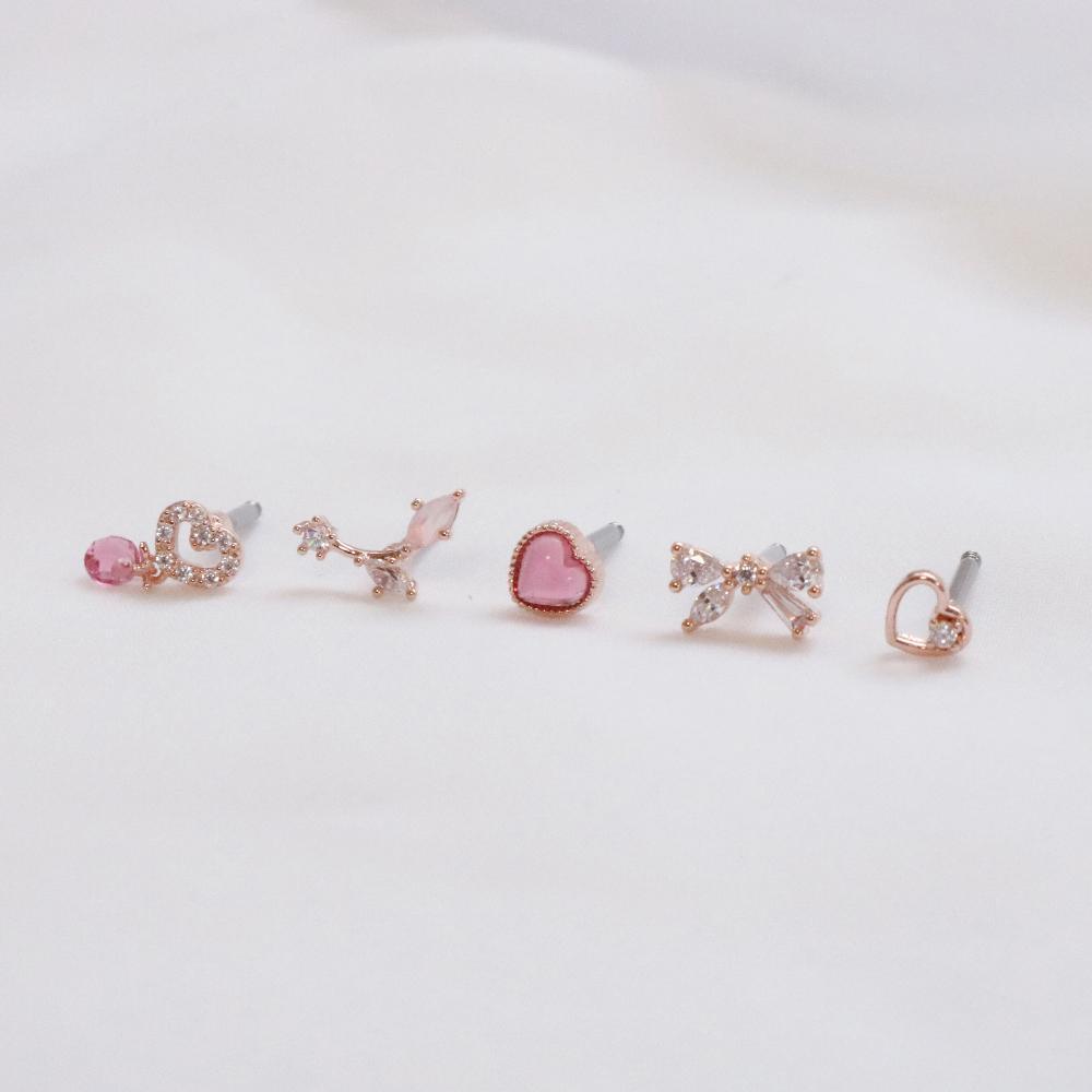 リボンハート・ピアッシング Piercing bling moon