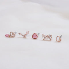 リボンハート・ピアッシング Piercing bling moon