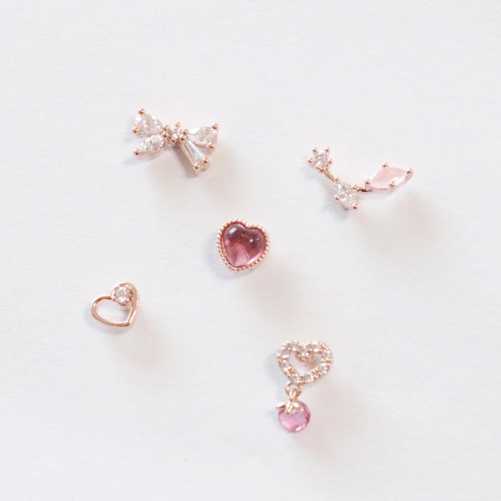 リボンハート・ピアッシング Piercing bling moon