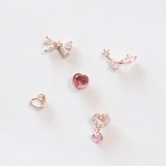 リボンハート・ピアッシング Piercing bling moon