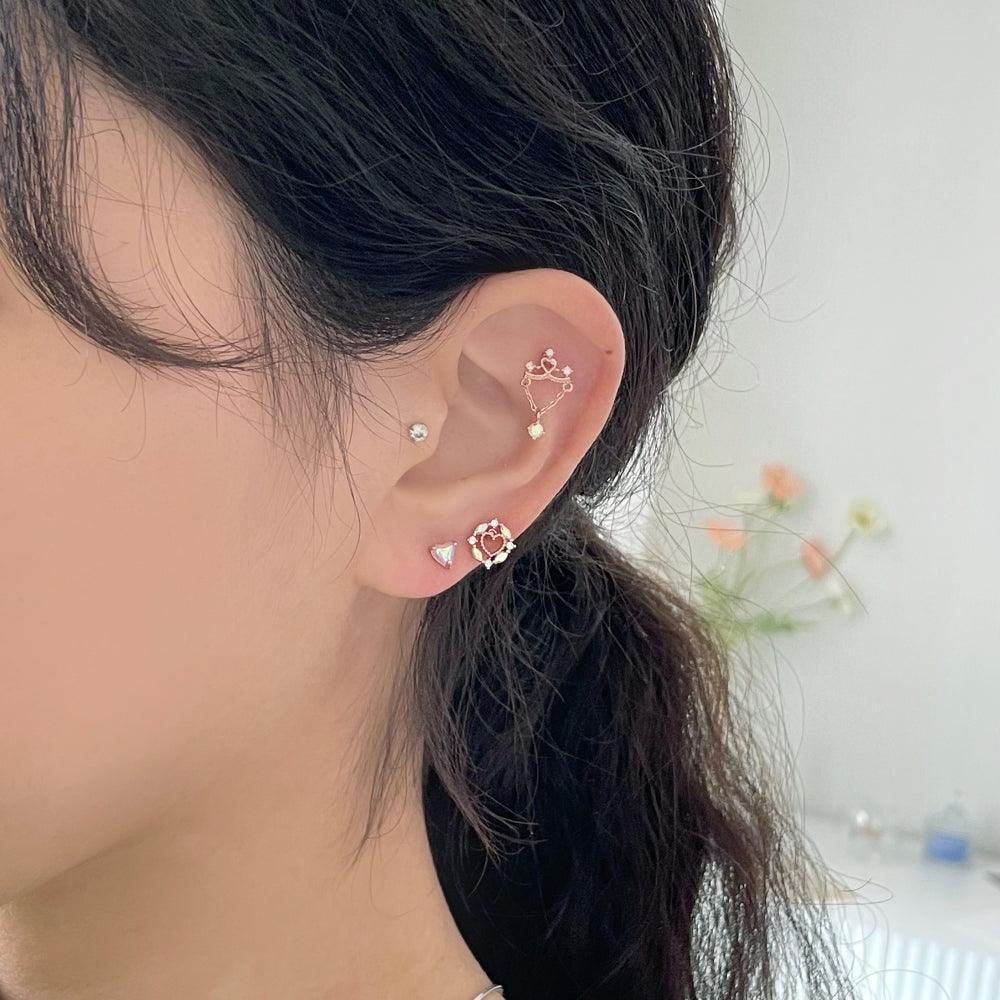 Rose Princess(ピアス/ピアッシング Piercing bling moon