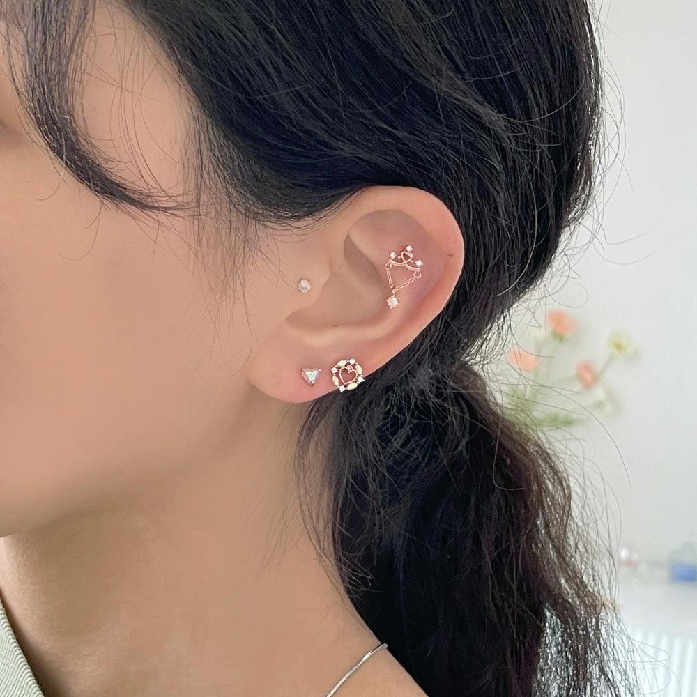 Rose Princess(ピアス/ピアッシング Piercing bling moon