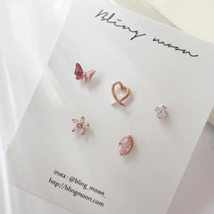 ローズガーデンピアッシング(5 set) Piercing bling moon