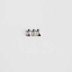 三角カラーキュービックピアッシング Piercing 10000won