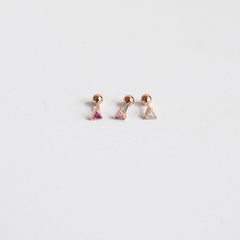 三角カラーキュービックピアッシング Piercing 10000won