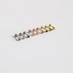 三角カラーキュービックピアッシング Piercing 10000won