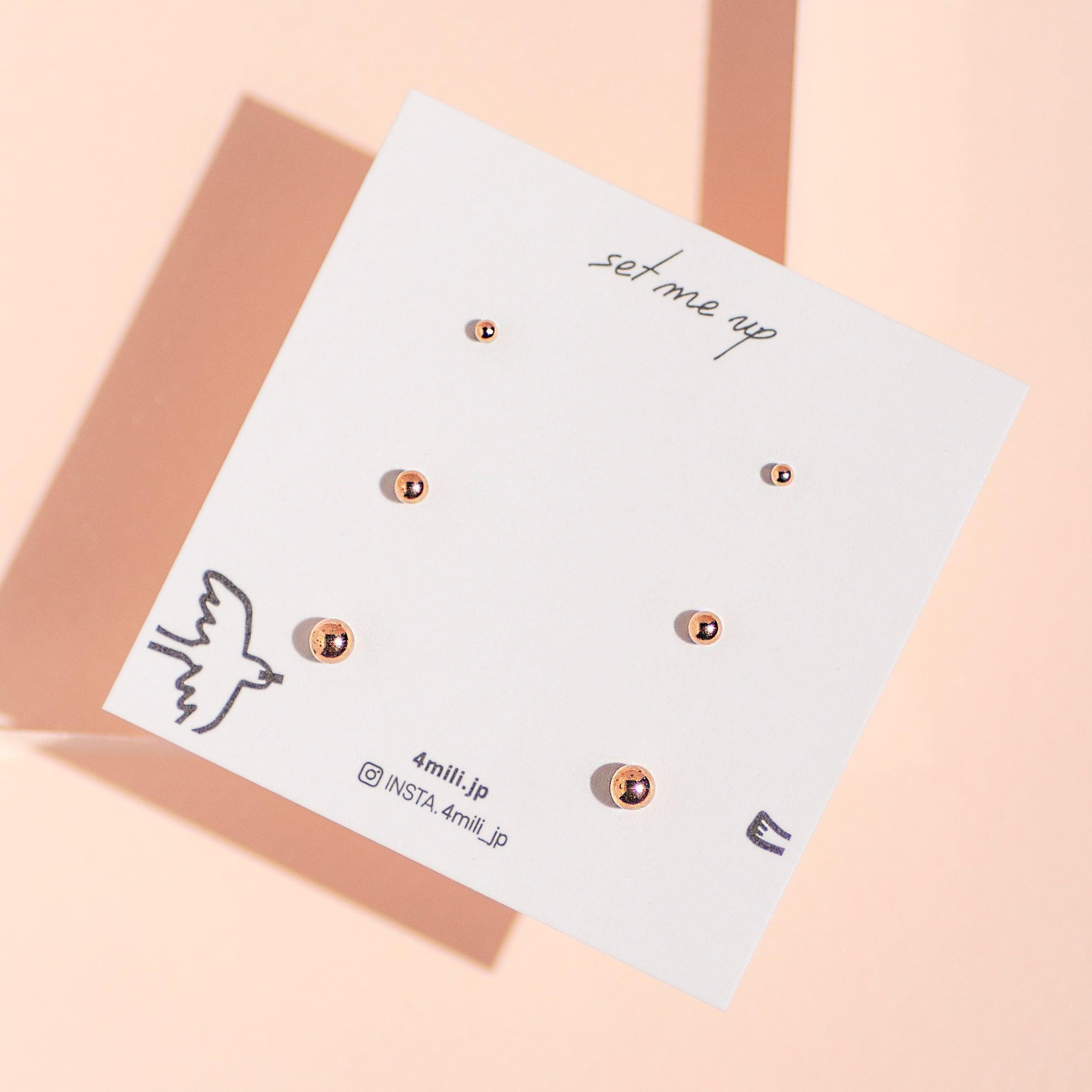 サージカルスチールピアス Earrings SET ME UP♡