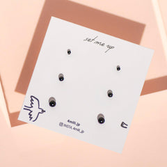 サージカルスチールピアス Earrings SET ME UP♡