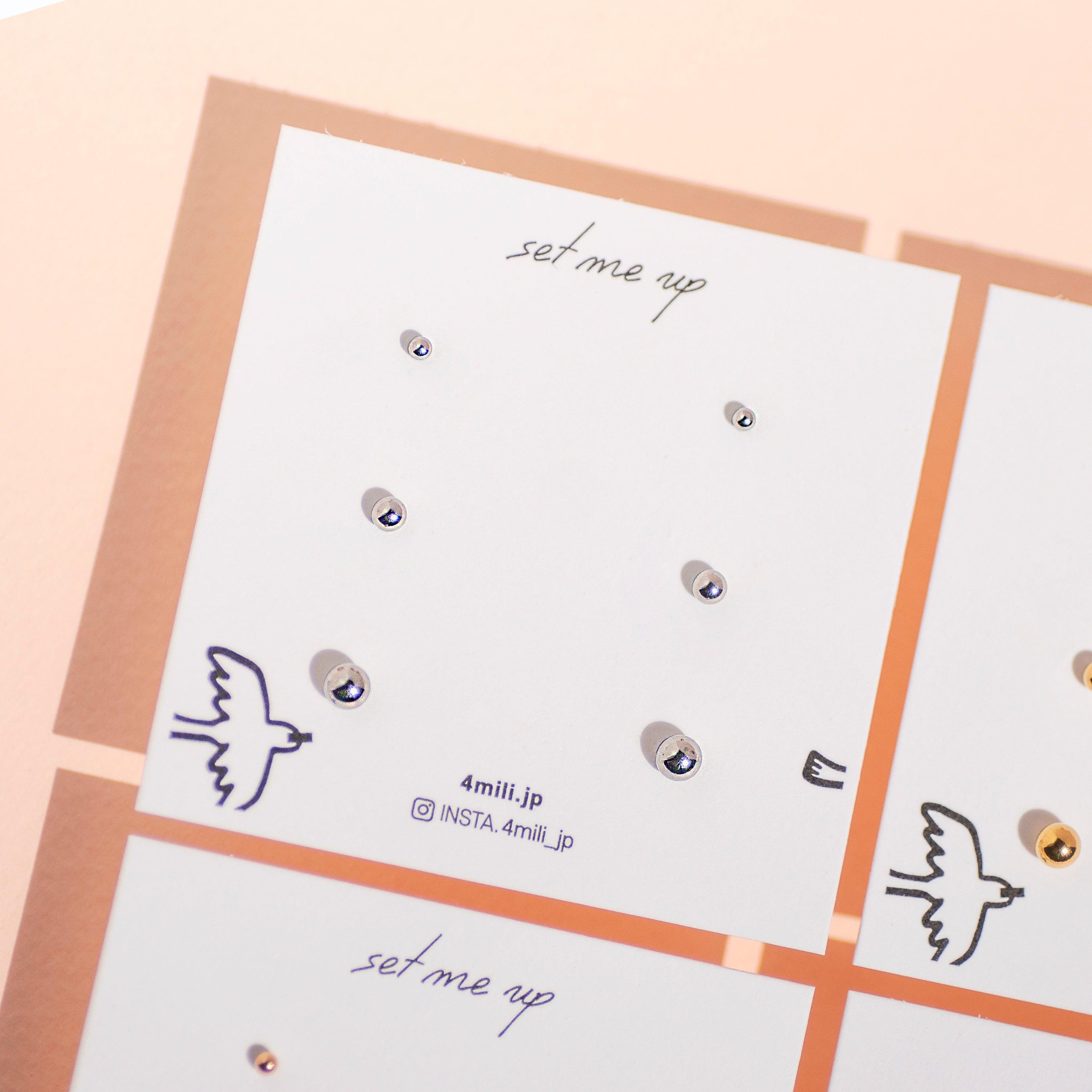 サージカルスチールピアス Earrings SET ME UP♡