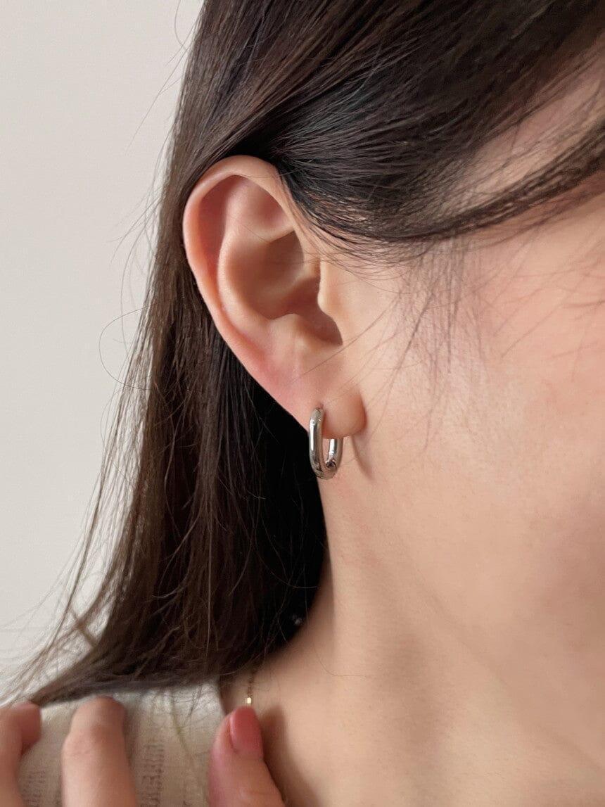 サージカルスチール楕円リングピアッシング Piercing oh-kim