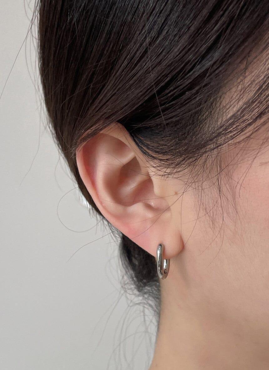 サージカルスチール楕円リングピアッシング Piercing oh-kim