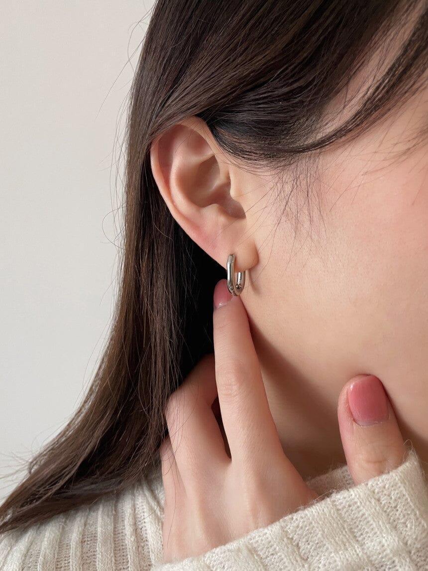 サージカルスチール楕円リングピアッシング Piercing oh-kim