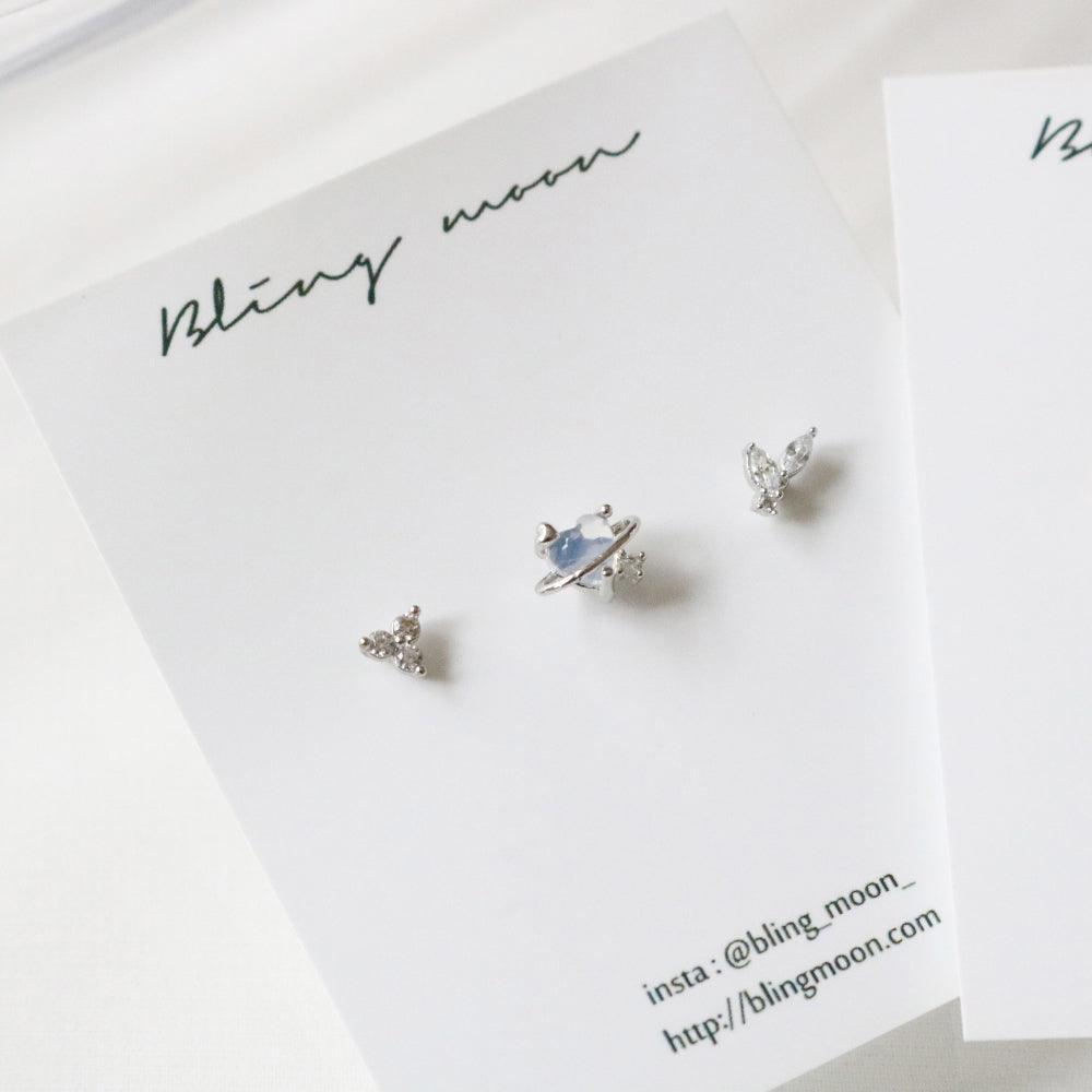 セリーヌピアッシング(3 set) Piercing bling moon