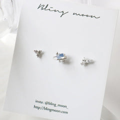 セリーヌピアッシング(3 set) Piercing bling moon
